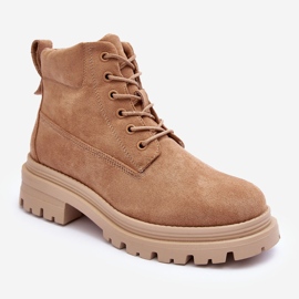 PM1 Botines con aislamiento Trappers de ante, beige oscuro Alden 2