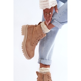 PM1 Botines con aislamiento Trappers de ante, beige oscuro Alden 7