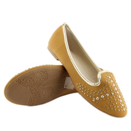 Laufers con tachuelas W102 camel marrón 1 Laufers con tachuelas W102 camel marrón 1