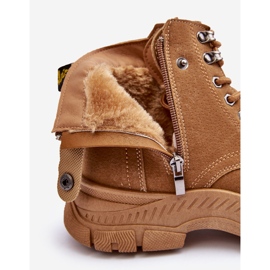 PS1 Botas Mujer Ante Aislante Camel Jailina marrón 2