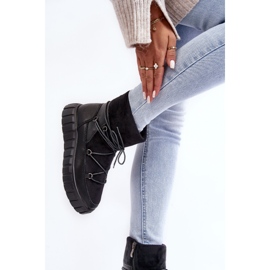 Vinceza Botas De Nieve De Piel Con Plataforma Negro Maxava 4