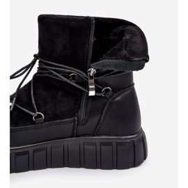Vinceza Botas De Nieve De Piel Con Plataforma Negro Maxava 2