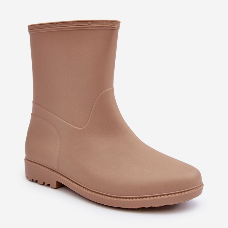 PS1 Botas de agua clásicas sin cordones para mujer Beige Solihia 1