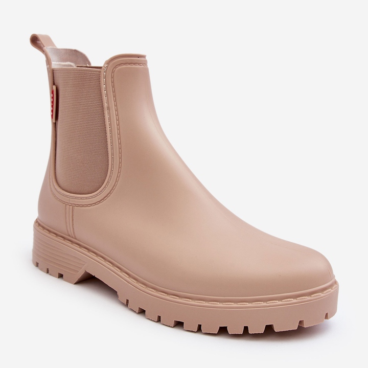 PS1 Botas de agua bajas de mujer Birella beige 1