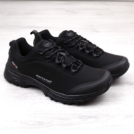 Zapatillas deportivas trekking hombre American Club softshell negras negro 3