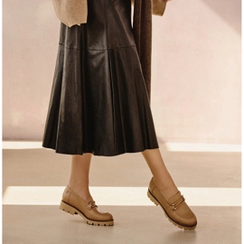 Marco Shoes Mocasines ligeros beige 8