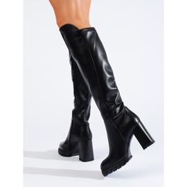 Botas tacón mujer Shelovet negro 3