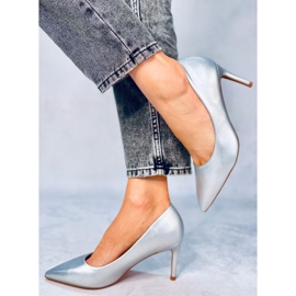 Tacones clásicos Shannon Silver plata 5