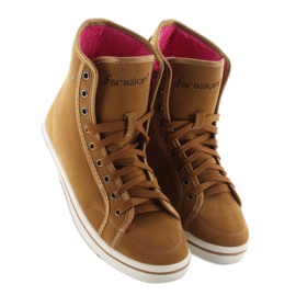 Deportivas en piel 8938 camel marrón 1 Deportivas en piel 8938 camel marrón 1