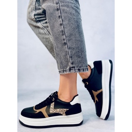 Zapatillas Boyd negras con plataforma negro 2