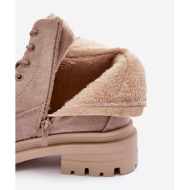 PM1 Botines con aislamiento Trappers de ante Beige Alden 7