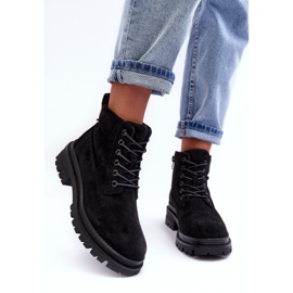 PM1 Botines con aislamiento Trappers de ante Negro Alden 4