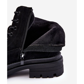 PM1 Botines con aislamiento Trappers de ante Negro Alden 2