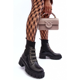 Botas De Trabajador Con Parte Superior Elástica Negra Kasseis negro 5