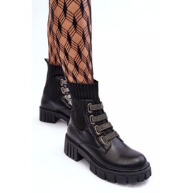 Botas De Trabajador Con Parte Superior Elástica Negra Kasseis negro 6