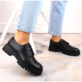 Zapatos oxford mujer negros Sergio Leone PB201 7