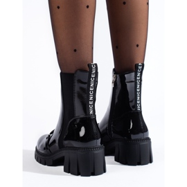 W. Potocki Botas Jodhpur mujer lacadas Potocki negro 3