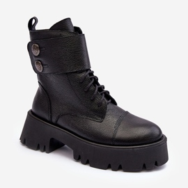 Lemar Anceria Botas Worker Mujer Piel Negro 1 Lemar Anceria Botas Worker Mujer Piel Negro 1