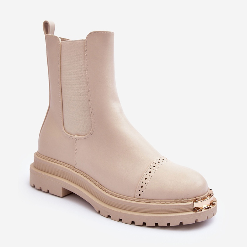 FG2 Botines Mujer Piel Beige Nialee 1 FG2 Botines Mujer Piel Beige Nialee 1