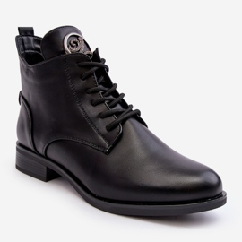 PH2 Zapatos Mujer Piel Con Adorno, Negro Attiame 3