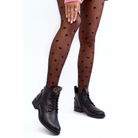 PH2 Zapatos Mujer Piel Con Adorno, Negro Attiame 4