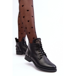 PH2 Zapatos Mujer Piel Con Adorno, Negro Attiame 7