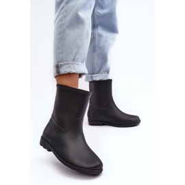 PS1 Botas de agua clásicas sin cordones para mujer negro Solihia 3