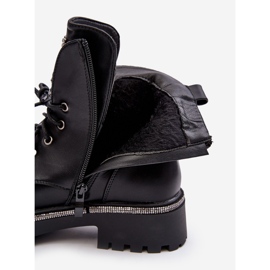 PS1 Botas de trabajo bajas Melenope negras con decoración de joyas negro 4