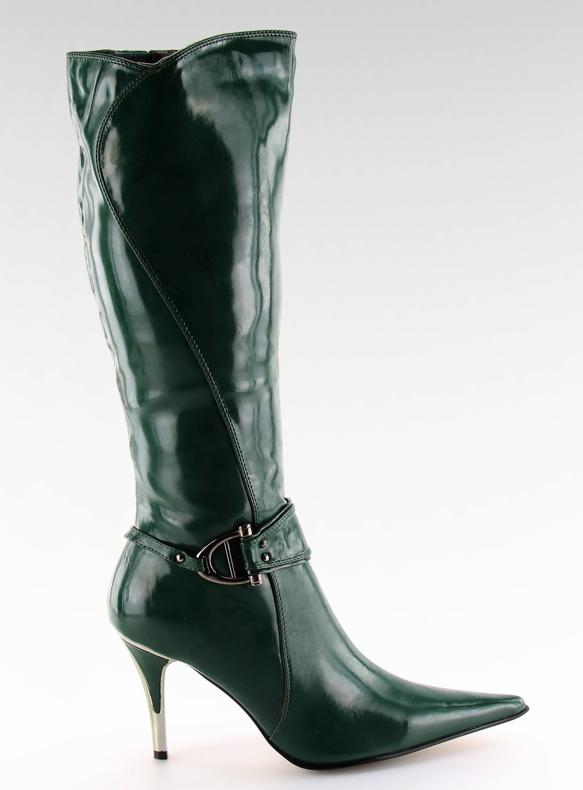 Botas pintadas en un alfiler 5137-73V Anis verde 2