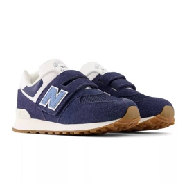 Zapatillas New Balance Jr PV574CU1 azul 5