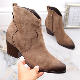 Botas cowboy aislantes de mujer marrón Potocki SZ12186 1