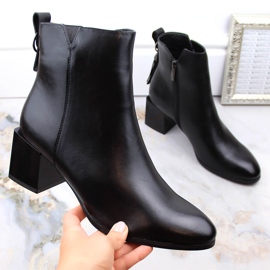 Botas Chelsea de mujer con aislamiento, negro, Potocki SZ12226 1
