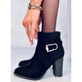 Janisa Botines tacón negro 3