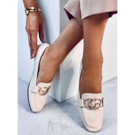 Mocasines mujer Elisa Nude beige 3