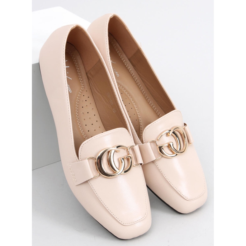 Mocasines mujer Elisa Nude beige 1