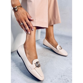 Mocasines mujer Elisa Nude beige 2