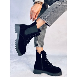 Franti Botas Chelsea negras con cordones negro 5