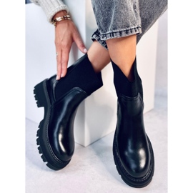 Botines Chelsea con parte superior alta Cillo Black negro 3