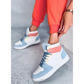 Deportivas Dorcas Blue tobilleras blanco 3