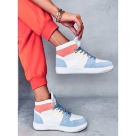 Deportivas Dorcas Blue tobilleras blanco 4