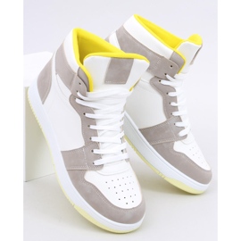 Zapatillas altas Dorcas Kaki blanco 5