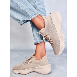 Calcetines calcetines Desire Caqui beige 4