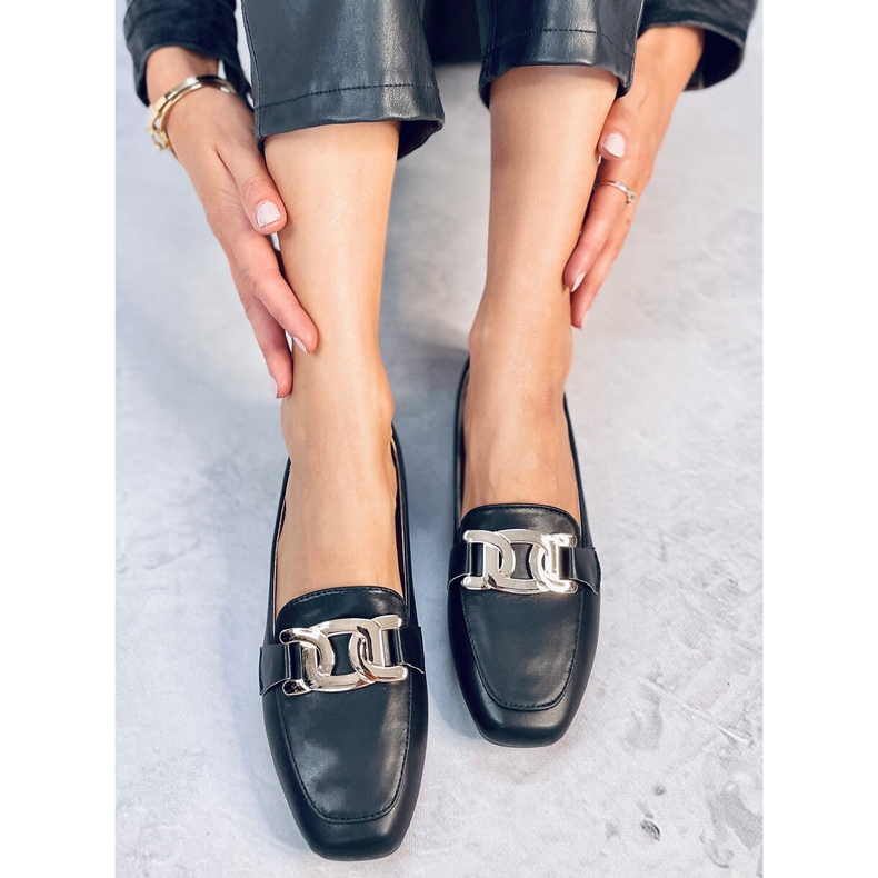 Mocasines mujer Paola Negro 2