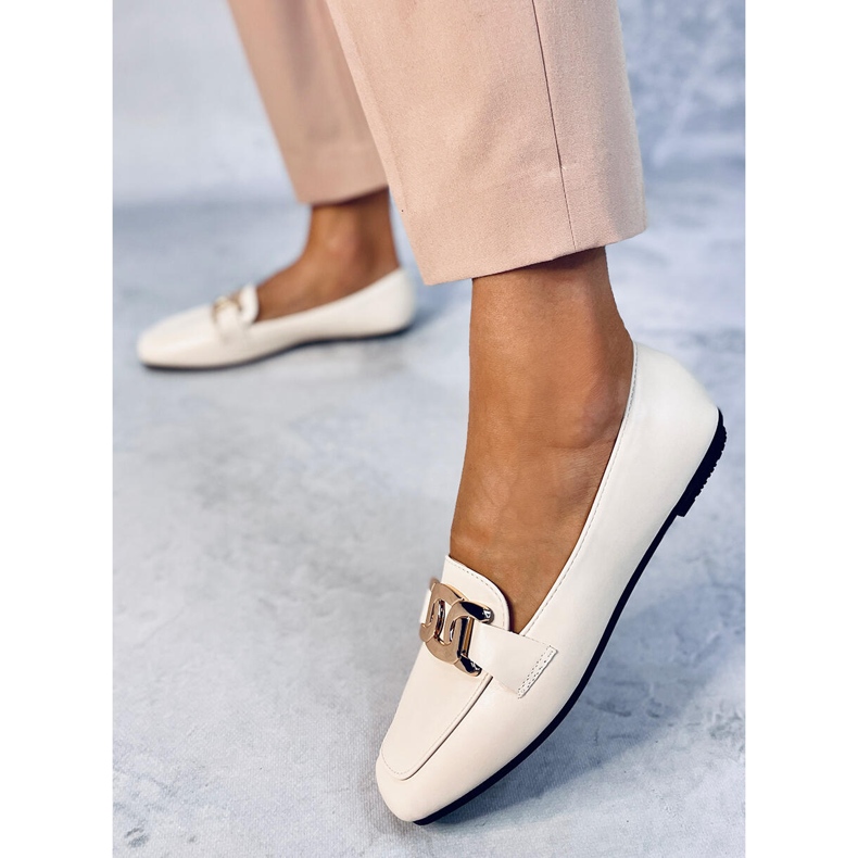 Mocasines mujer Paola Beige 2