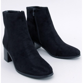 Botines clásicos de tacón Annie Black negro 1