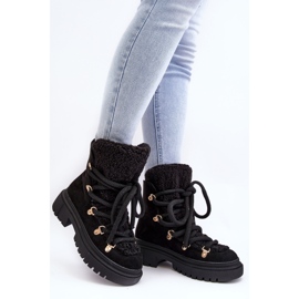 PS1 Botas de nieve para mujer con ribetes negros Shala 1 PS1 Botas de nieve para mujer con ribetes negros Shala 1