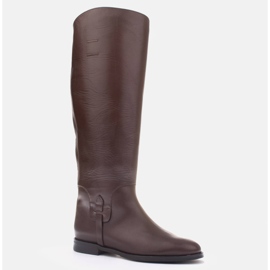 Marco Shoes Botas Anchas Marley marrón 2