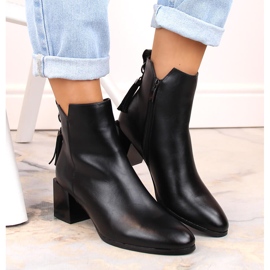Botas Chelsea de mujer con aislamiento, negro, Potocki SZ12226 6