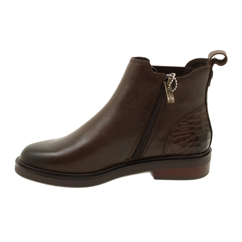 Botas de mujer Caprice aislada 9-25479-41 329 dk brown peine marrón 1