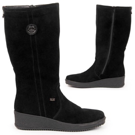 Botas nobuk con aislamiento de lana de oveja Rieker Y4470 negro 9
